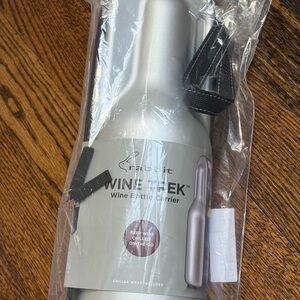 Rabbit WineTek Wine Bottle Carrier in Silver